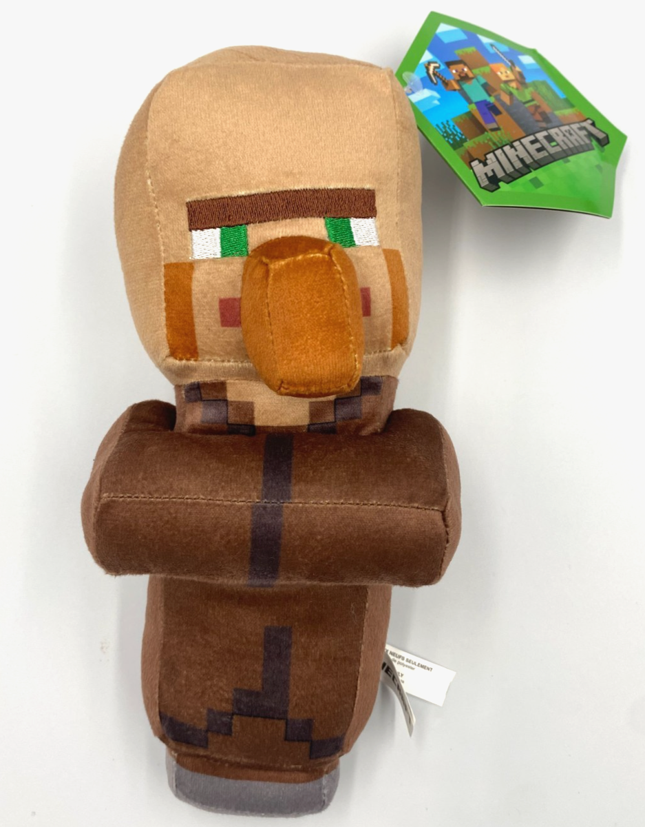 Minecraft Plush Toy Villager 9 inch Tall NWT | eBay
