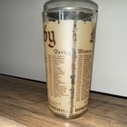 Vintage Kentucky Derby Glass 1974 100th Anniversary Brown Gold Churchill Downs — photo 3