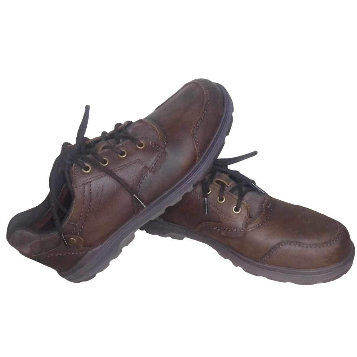 Scarpe Merrell uomo Brevard Shetland casual pelle marrone 11 5 usate usate