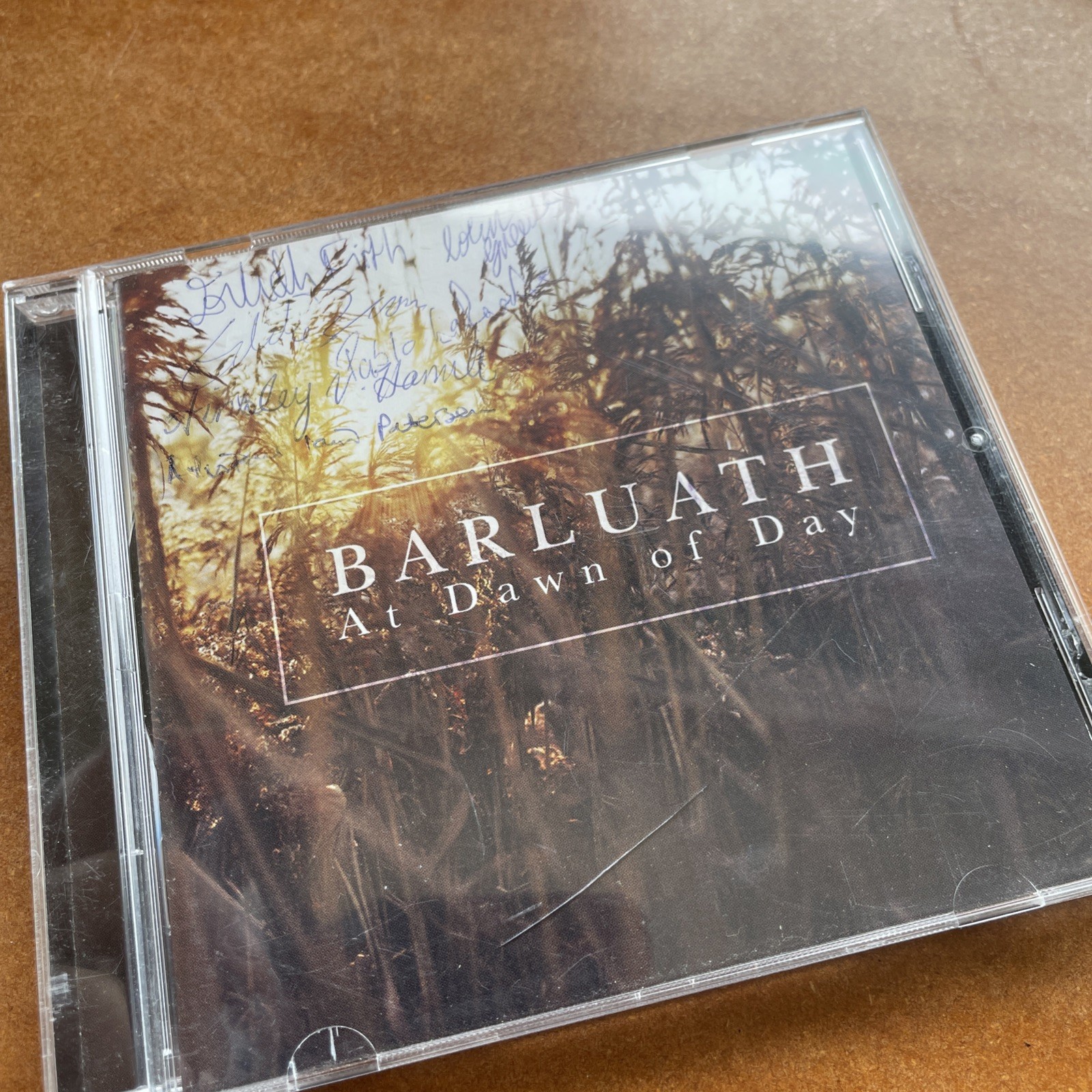 Barluath: At Dawn of Day cd album vgc (signed?!)