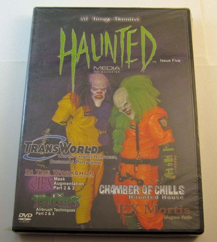 "Haunted Media Video Magazine DVD Issue #5" SEALED Transworld SPFX WAYNE TOTH 06