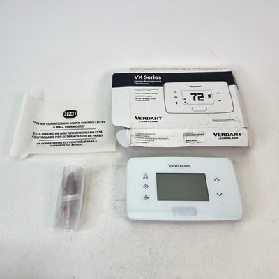 Verdant VX Series Wireless White Energy Management Thermostat VX4-WU-W