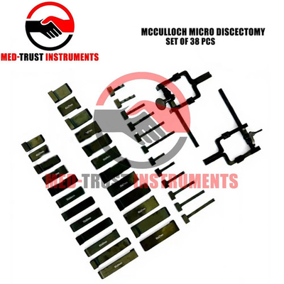 #ad McCulloch Micro Discectomy Lumbar Retractor 38 PCs Set $389.50