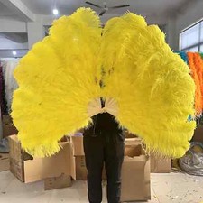 Fluffy Performance Dance Folding Hand Held Fan Various Styles Party Props
