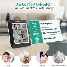TempPro TP50W Hygrometer Indoor Thermometer Humidity Sensor with Air Comfort
