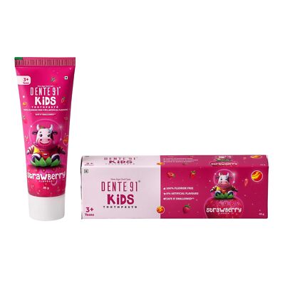 Kids Toothpaste, Protects against dental caries & Hypersensitivity, 45g, Dente91