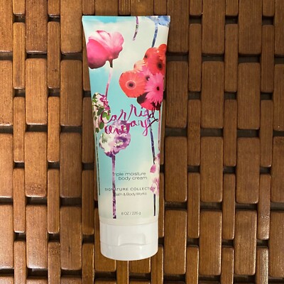 Bath & Body Works Carried Away Body Cream 8Oz Extremely Rare New Triple Moisture