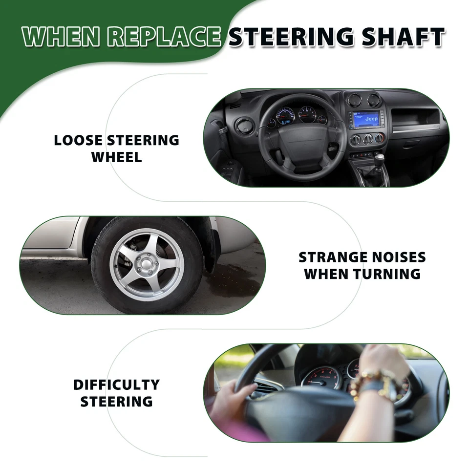 Eje de dirección inferior con engranaje de dirección para Jeep TJ Wrangler 1997-1999 52078705 Foto 4 de 4