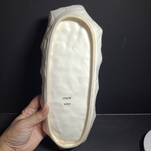 RARE White Lefton Holly & Berry Serving Tray #6057 1970/71 - Picture 5 of 6