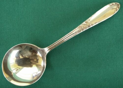 King Edward silverplate Nat'l 5 1/4" Round Soup Bouillon Spoon (S) - Picture 1 of 3