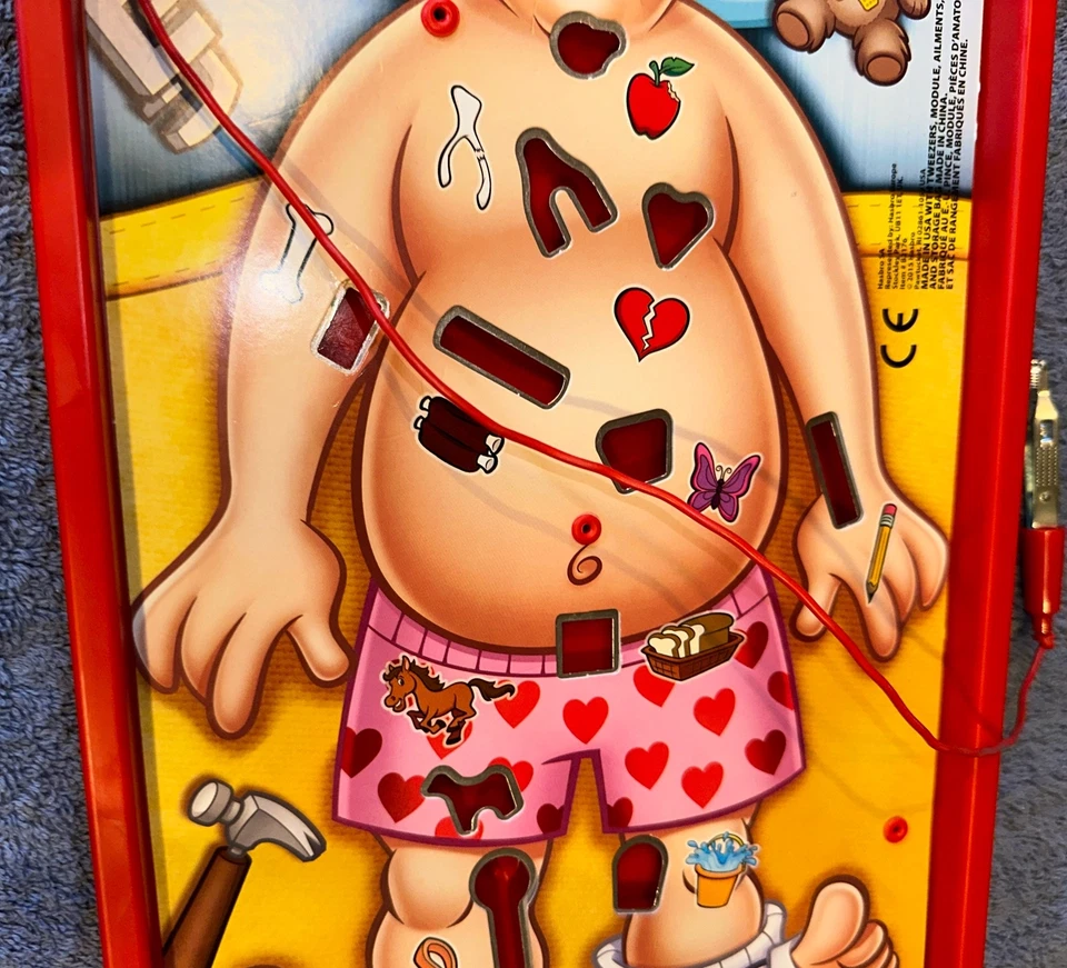 2015 Hasbro Operation Game Replacement Piece Game Board - Image 3 of 4