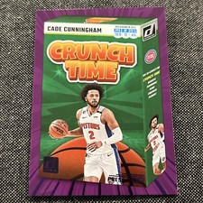 Cade Cunningham 2023-24 Donruss Crunch Time Purple Press Proof #12 Pistons SP