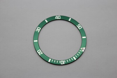 Aluminium Bezel insert green Inlay grün fit for Seiko SKX/SRDP Ø 38mm / 31,5mm