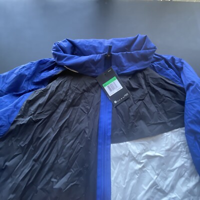 Nike Shield Packable Lightweight Full Zip Jacket Blue AJ5444-011