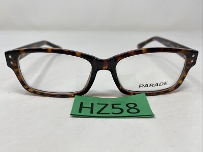 Parade Eyewear 1714 TORTOISE 52-17-145 Plastic Full Rim Eyeglasses