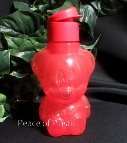 Tupperware Kids Disney Mickey Mouse Eco Bottle RED - Afbeelding 1 van 3