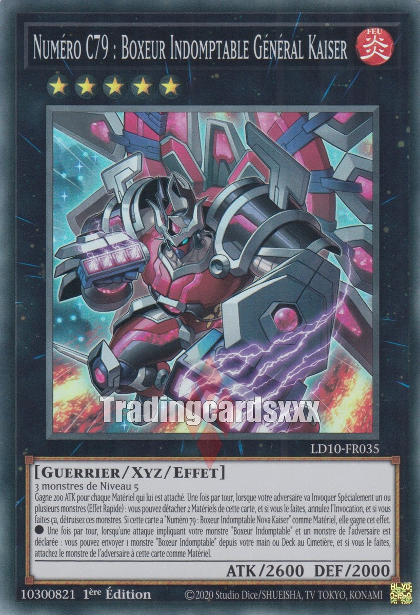 Yu-Gi-Oh! Number C79: Indomitable Boxer General Kaiser: SR LD10