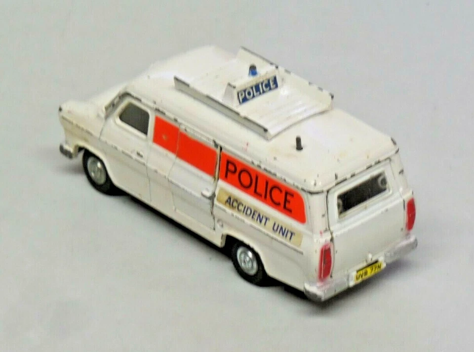 De colección Dinky Toys Ford Transit Van Unidad de Accidentes de Policía Diecast Hecho en Inglaterra Foto 4 de 4