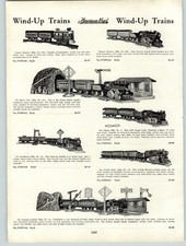 1931 PAPER AD American Flyer Wind Up Mechanical Toy Trains Pedal Car Airplane  