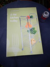 LAKELAND 4-Tier Kitchen Trolley - New Sealed in Box
