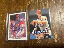 Bob Tewksbury Signed 1992 Topps TSC St Louis Cardinals Baseball Auto 1990 Leaf