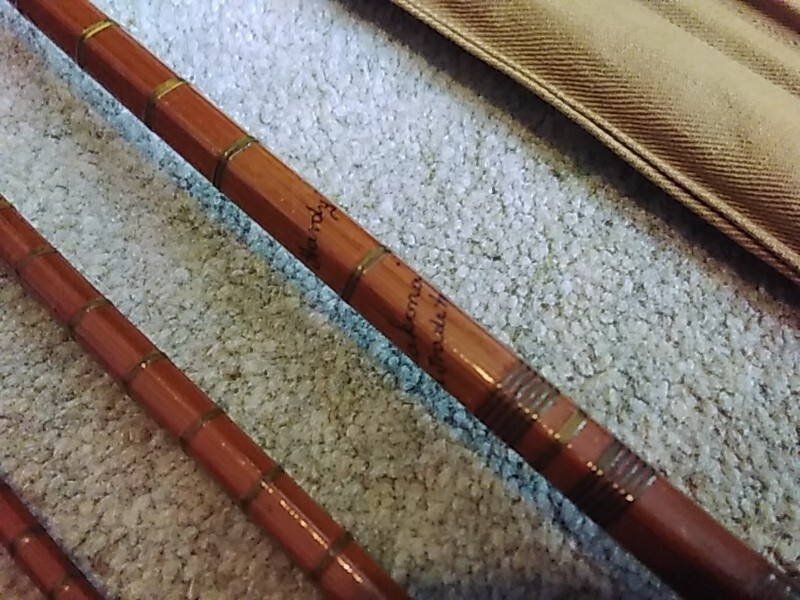 Hardy Split cane fishing rod eBay