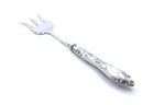Antique Sterling Silver Cold Meat Bread Fork Acanthus Leaf Handle 1913