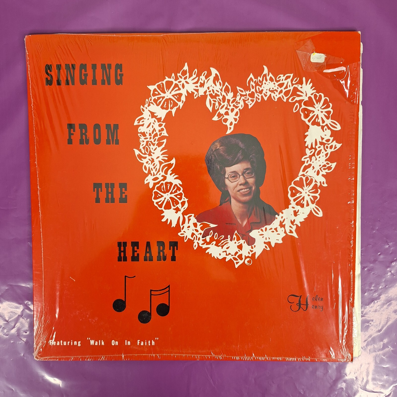 Helen Henry Singing From The Heart Gospel Sound Vinyl LP Open Shrink