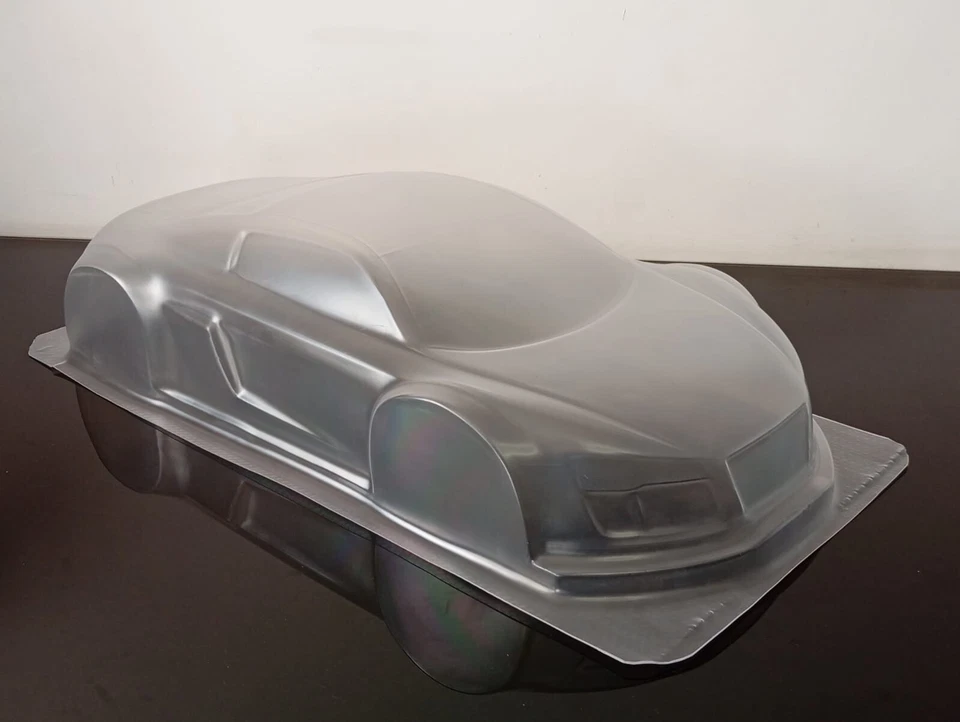 RC Body Sheel 1/8 Audi R8 GTR for Inferno GT2 360mm Wheelbase Clear - Image 2 of 4