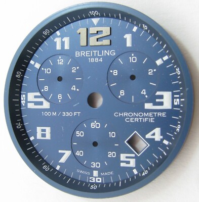 Breitling 1884 Chronometre chronograph 100m / 330ft with light marks ...