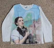 Camisa De Colección Mago de Oz Warner Bros Store Dorothy/Toto Girl Manga 3/4 7/8