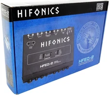Hifonics HFEQ-2 Equalizer 4-Band 9-Volt Line-Drive Multi Source Signal Processor