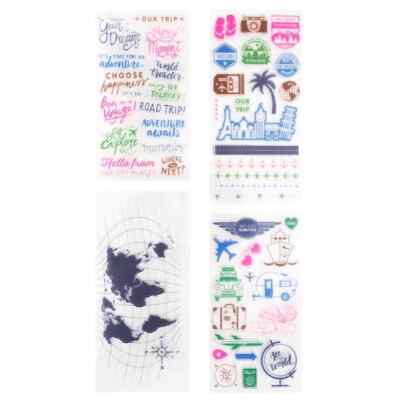 Travel Clear Stamps by Craft Smart 49 Pc 610548 -NEW