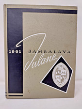 Tulane University Of Louisiana Jambalaya 1961 Yearbook