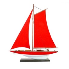 Modern Handmade Wooden Model Boat - Art craft- Figurine &ndash; Art D&eacute;cor &ndash; Home Decor