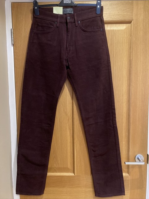 M \u0026 S MENS REGULAR FIT ITALIAN MOLESKIN 