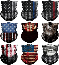 9 Pack Pasamontanas Calavera Balaclava Militar Mascara Para El Frio De Moto