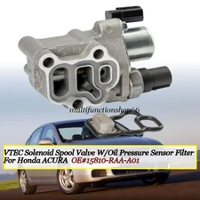 VTEC Solenoid Spool Valve W/Oil Pressure Sensor Filter For Honda 15810-RAA-A01