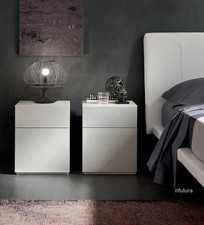 COPPIA PICCOLI COMODINI MODERNI ALTI AF-RIO L38 cm CAMERA DA LETTO MODERNA