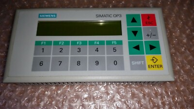 Siemens  SIMATIC OP 3   6AV3503-1DB10 OP3   V2.09  used  TOP   * E: 6 *