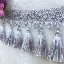 Tassel Fringe Trim Sewing Crafts Trimmings Edging Curtains Cushion Ribbon 1M/5M