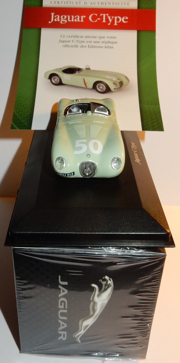 EDITIONS ATLAS JAGUAR C-TYPE 1951 PETER WALKER 3.4L 230 KM/H 1/43