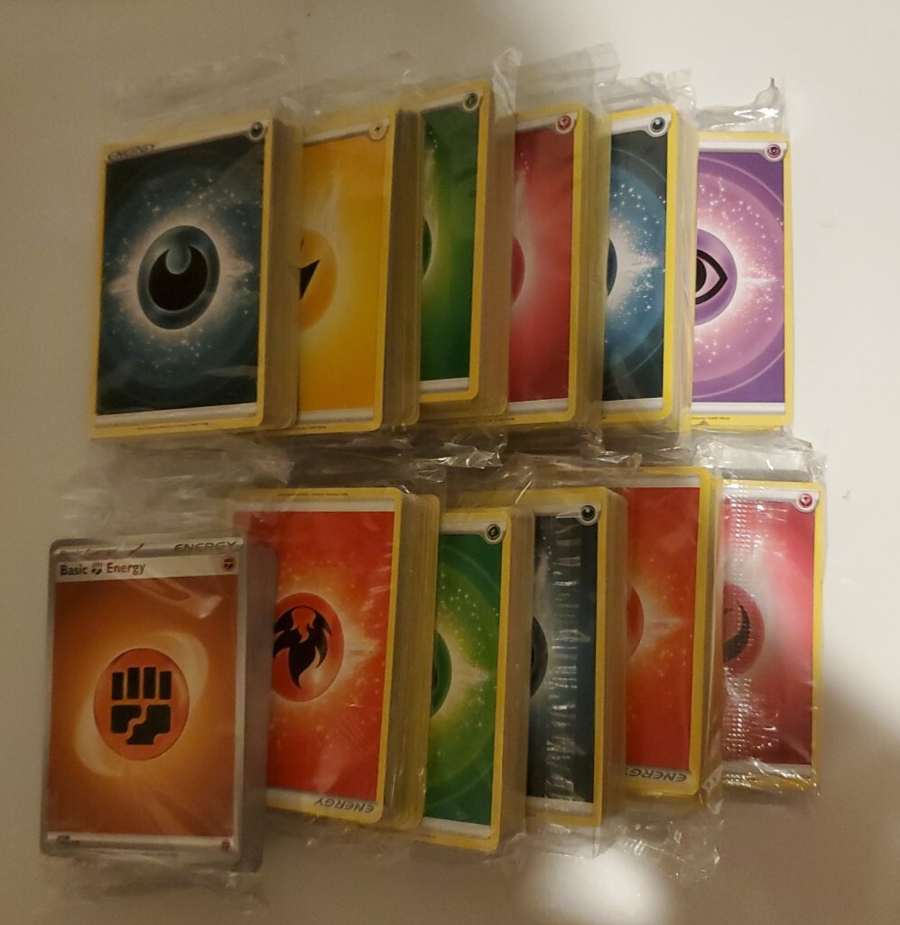 Pokemon Energy Cards 12 Sealed Packs of 45 (540 TOTAL CARDS) 2020