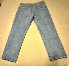 Carhartt Jeans Men's Light Blue Denim Traditional Fit B18 STW