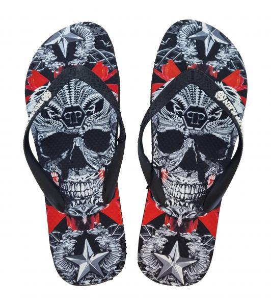 Philipp Plein IMPS900 schwarz-ротер-Тотенкопф-Гамми-Танга для детей 23290₽