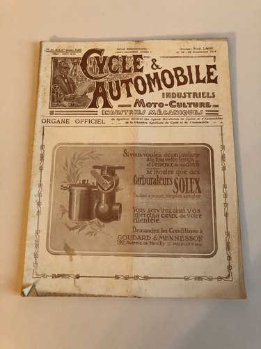 LOT 4 REVUES L'Officiel de l'Automobile, Cycle et Motocyclette - 1932