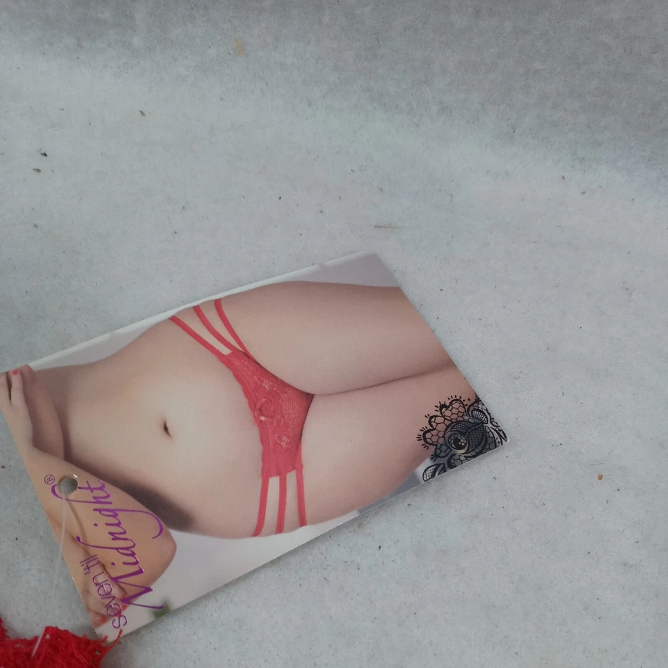 Seven 'til Midnight 10520X Panty Rojo Galón Encaje Tirantes Entrepierna 1x/2x Foto 4 de 4