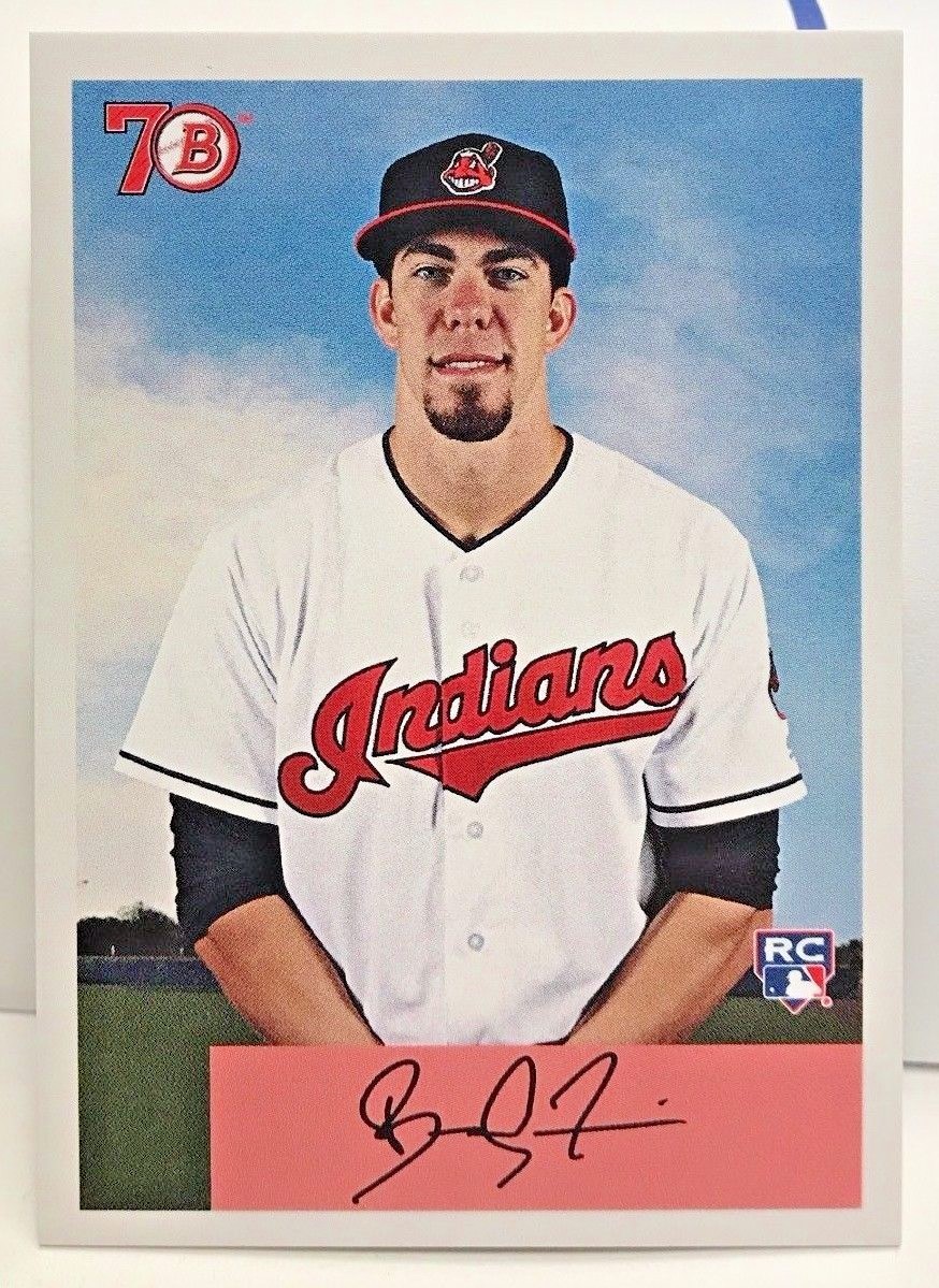 BALDMAN☯️ Bradley Zimmer 2017 Topps Throwback Thursday 1954 Bowman Design RC