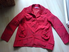FRANSTYLE sehr schöne extravagante JACKE BALLONJACKE LAGENLOOK Damen 42 rot   