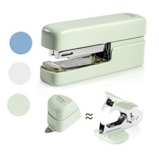 Stapler, Desktop Staplers with Integrated Staple Remover, 40 1 Pack Green